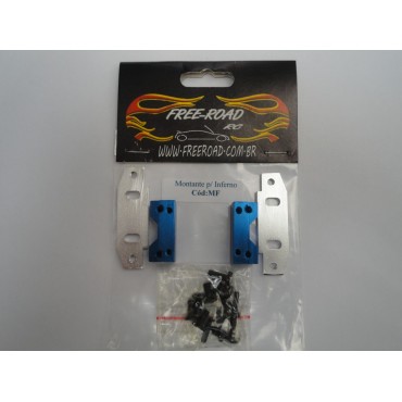 MONTANTE UNIVERSAL PARA KYOSHO INFERNO TODOS TRUGGY PARA ADAPTAÇÃO DE MOTORES 21 25 28  MFI